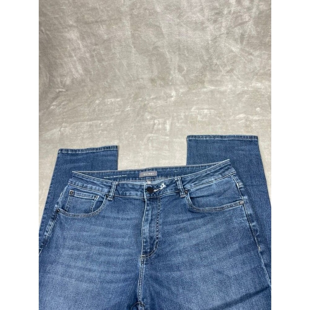 DL1961 Straight Jeans Men Size 36x32 Modern Denim Relaxed Stretch Medium Wash